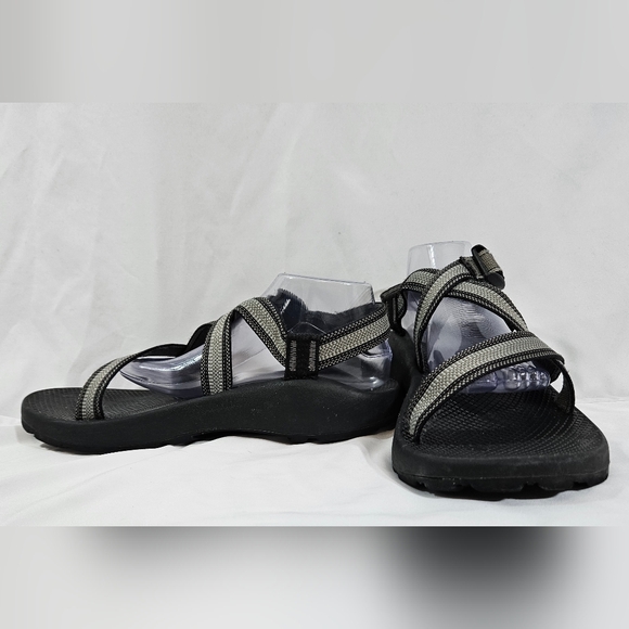 Chaco Z1 black grey sandals men's size 12 - Picture 4 of 12